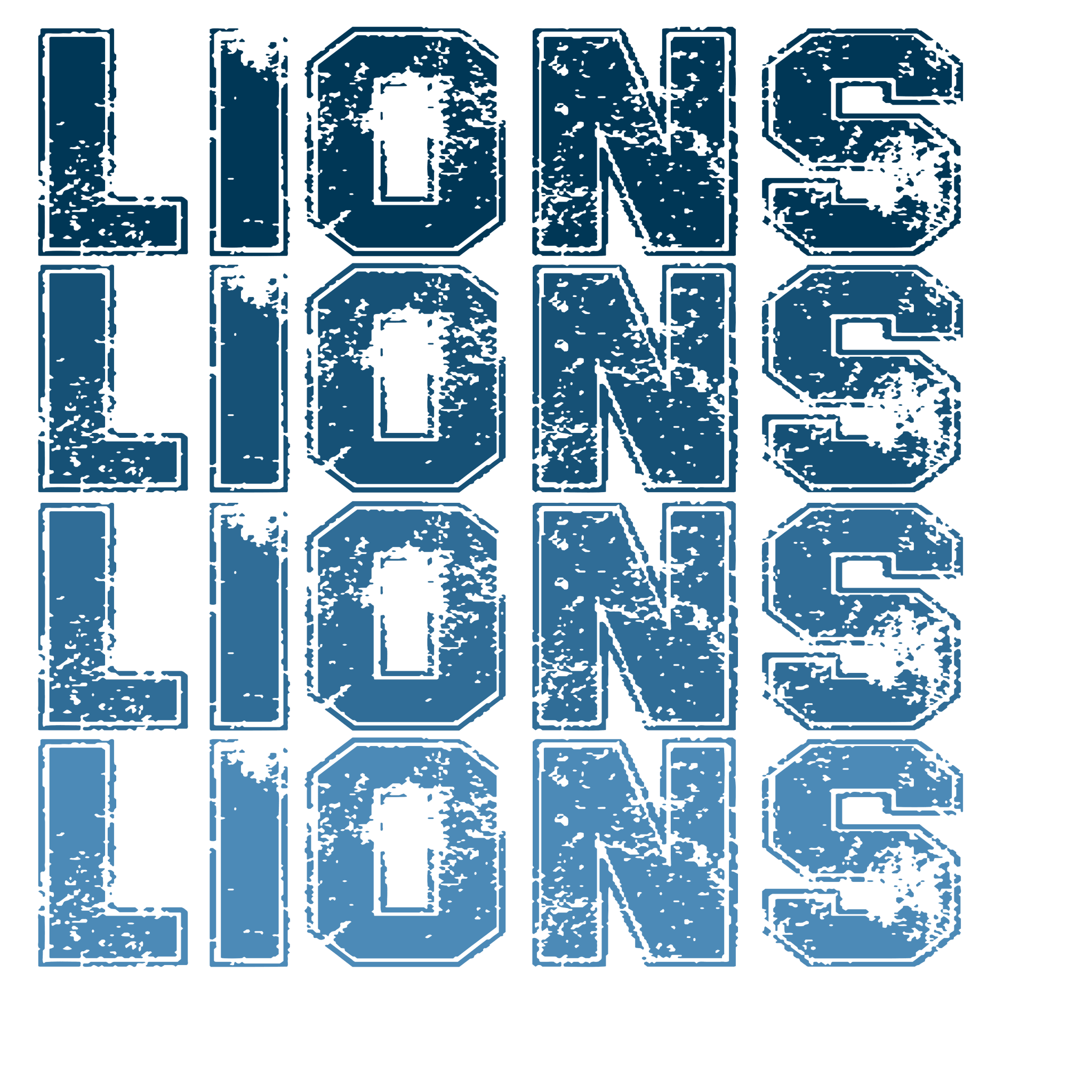 SP28 - Ombre Lions DTF Transfer - My Vinyl Craft