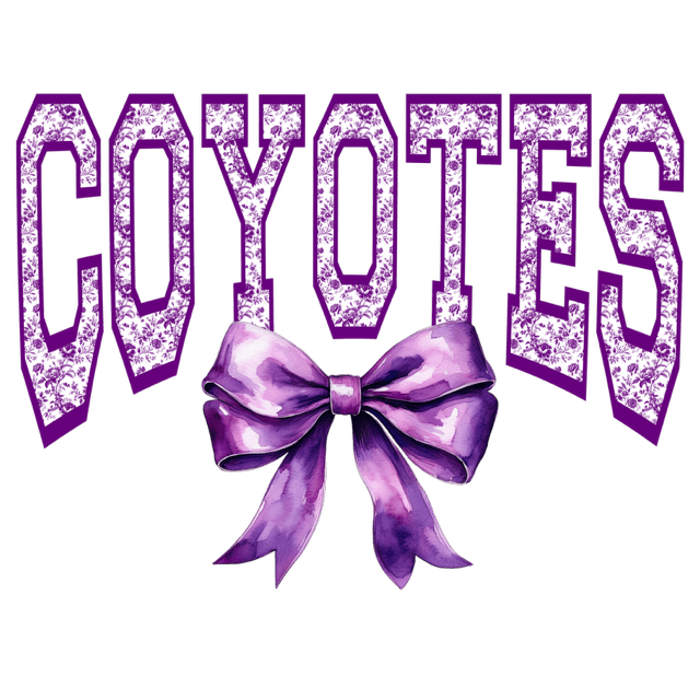 SP4 - Coyotes Bow DTF Transfer - My Vinyl Craft