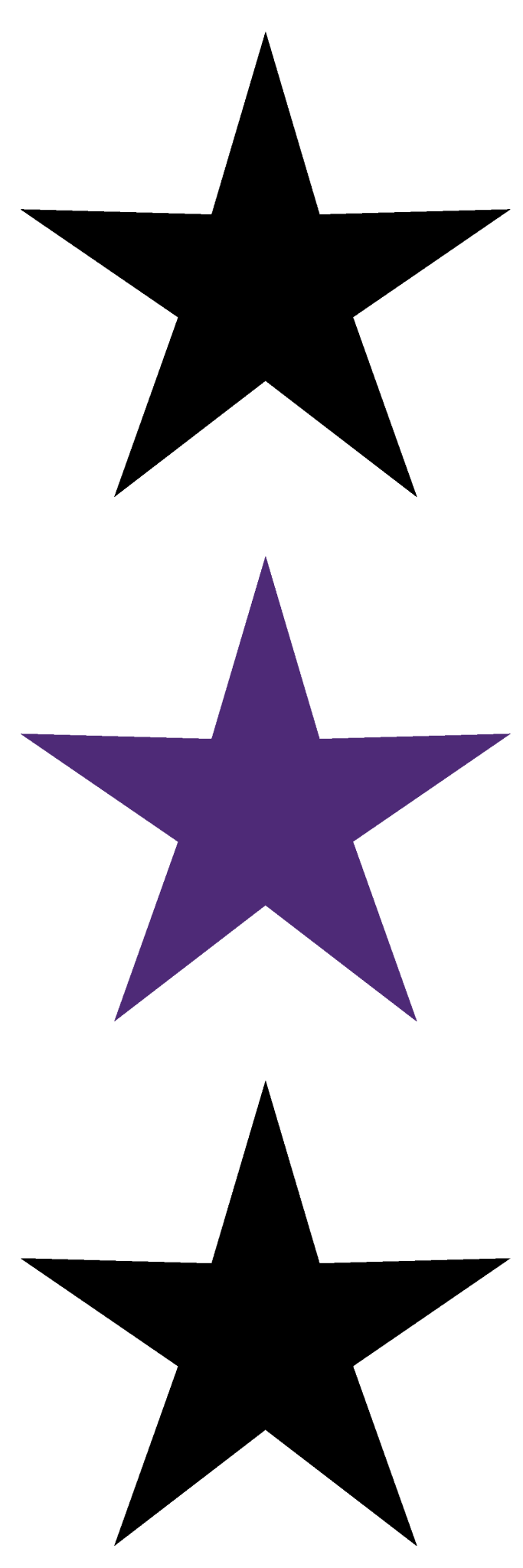 SP93 - Sleeve Stars Set DTF Transfer - My Vinyl Craft