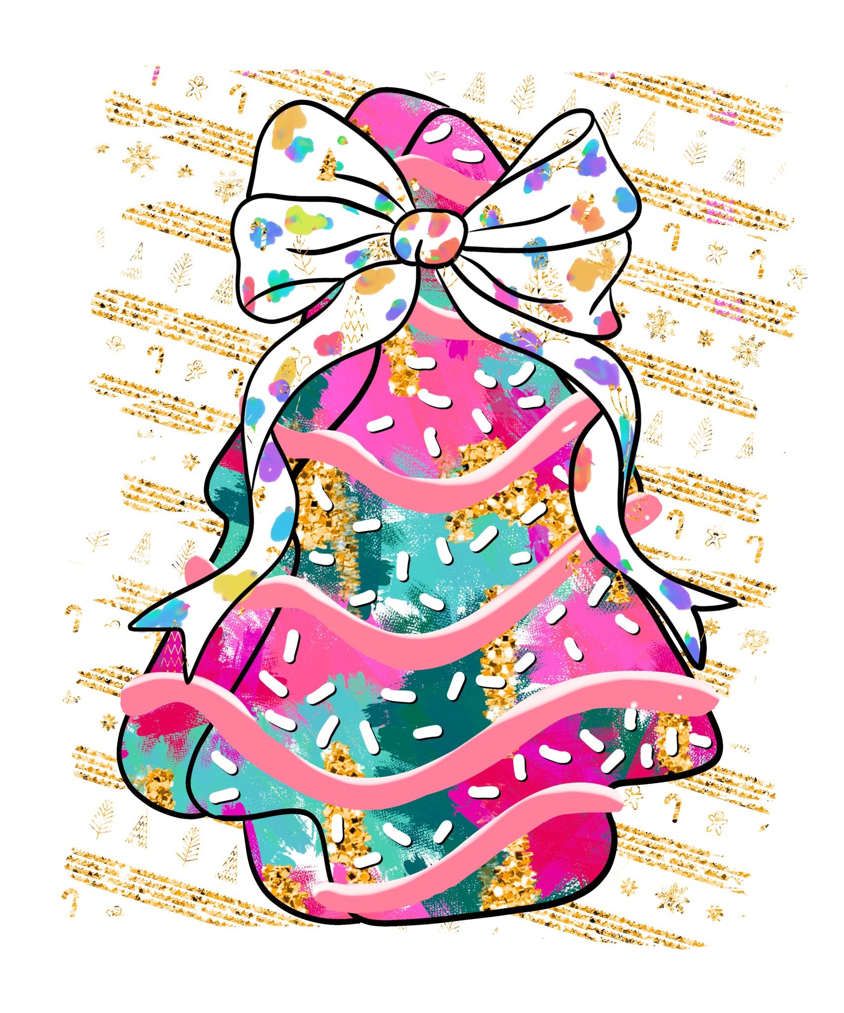Sprinkle Tree DTF Transfer - CH41 - My Vinyl Craft
