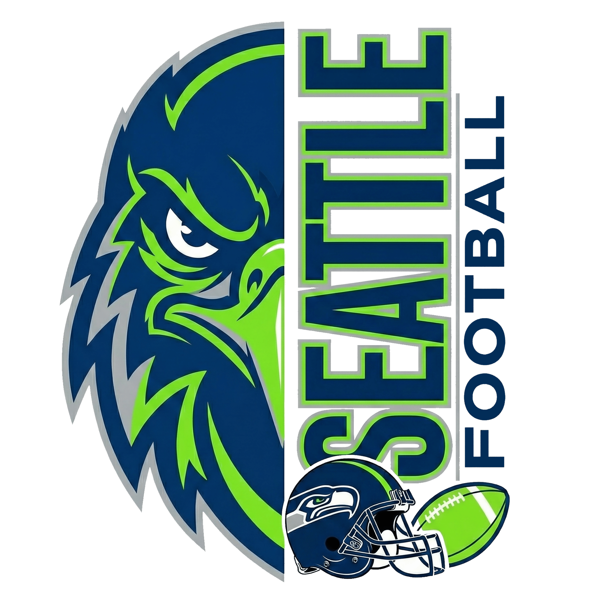 SS25 - Seattle Football DTF Transfer - My Vinyl Craft