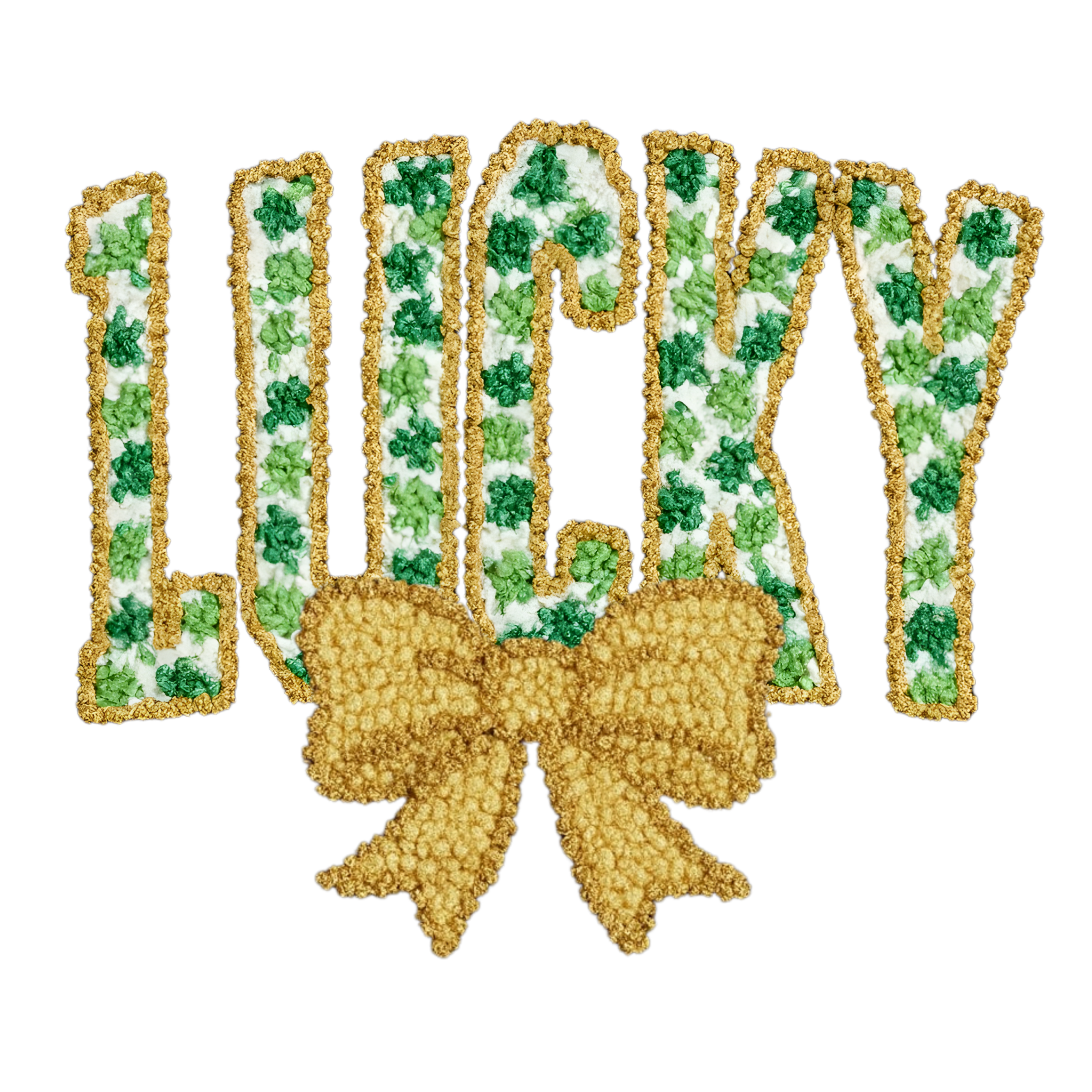 STP21 - Lucky Faux Yarn DTF Transfer - My Vinyl Craft