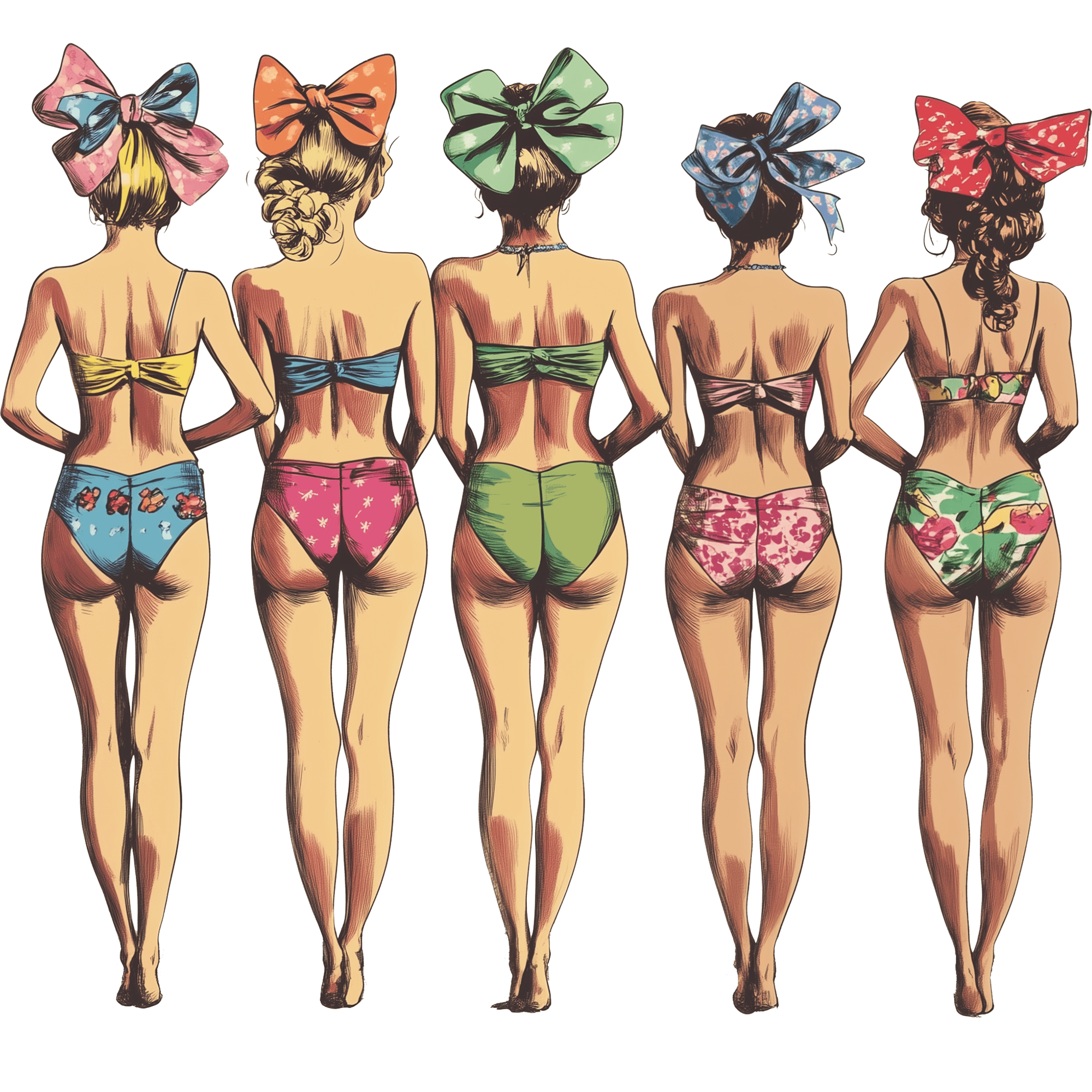 Summer Butts Hat DTF Transfer - My Vinyl Craft