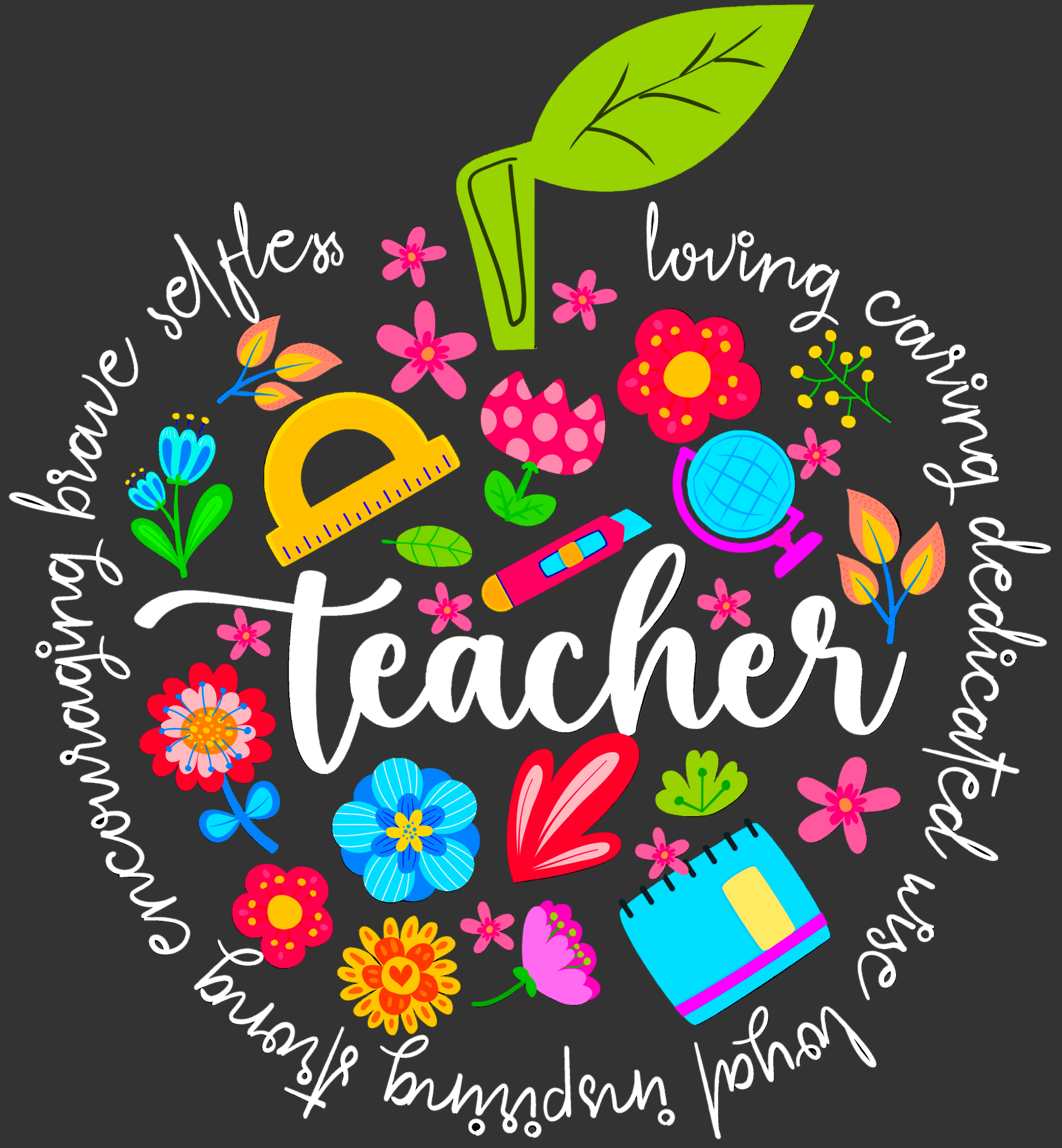 T16 - Teacher Facts DTF Transfer - My Vinyl Craft