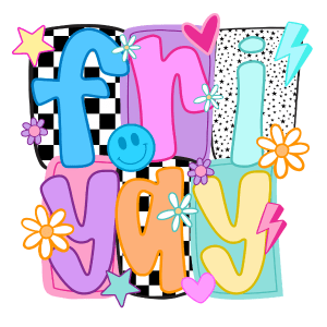 T3 - Fri - Yay Neon DTF Transfer - My Vinyl Craft