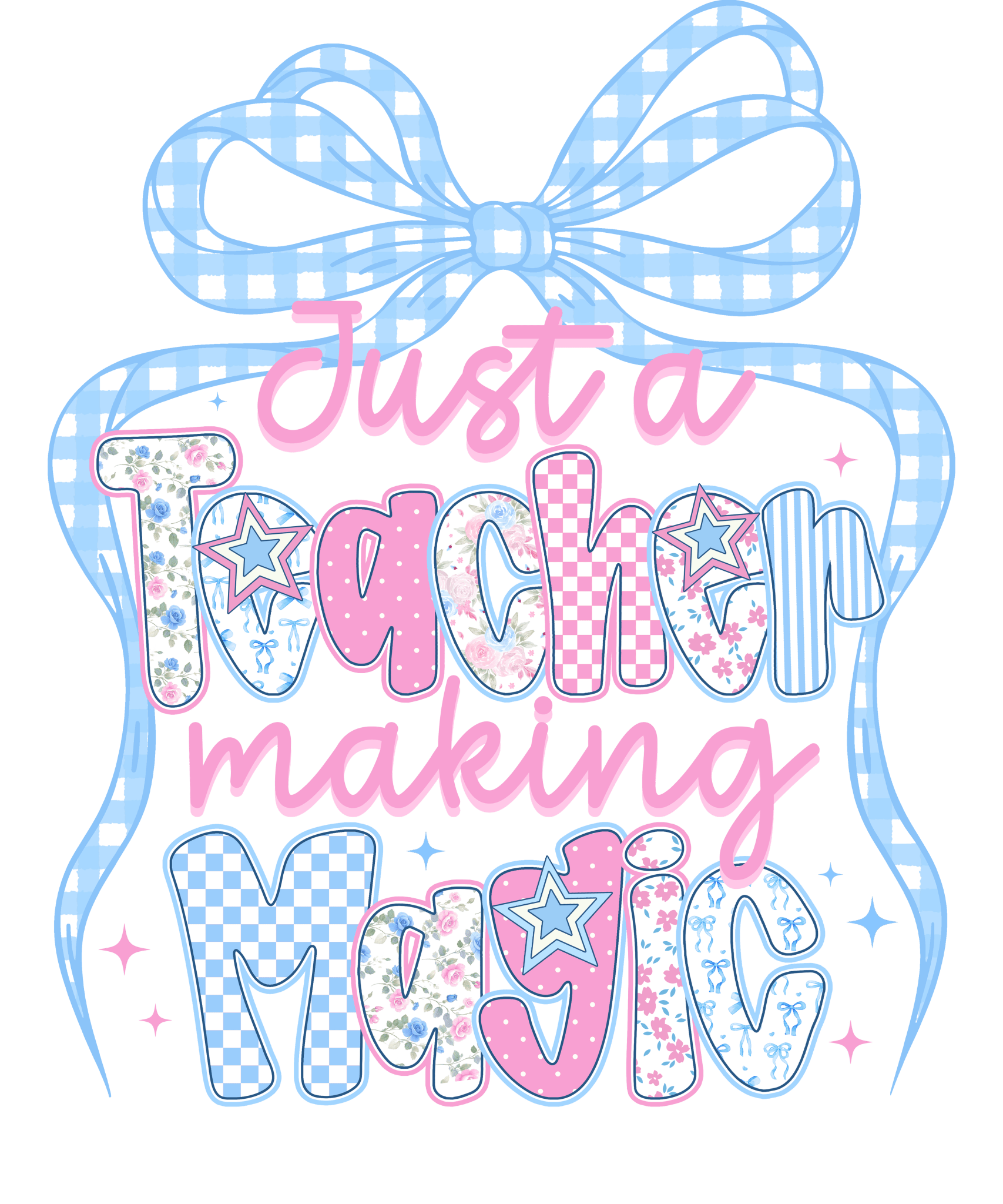 T4 - Teacher Magic DTF Transfer - My Vinyl Craft