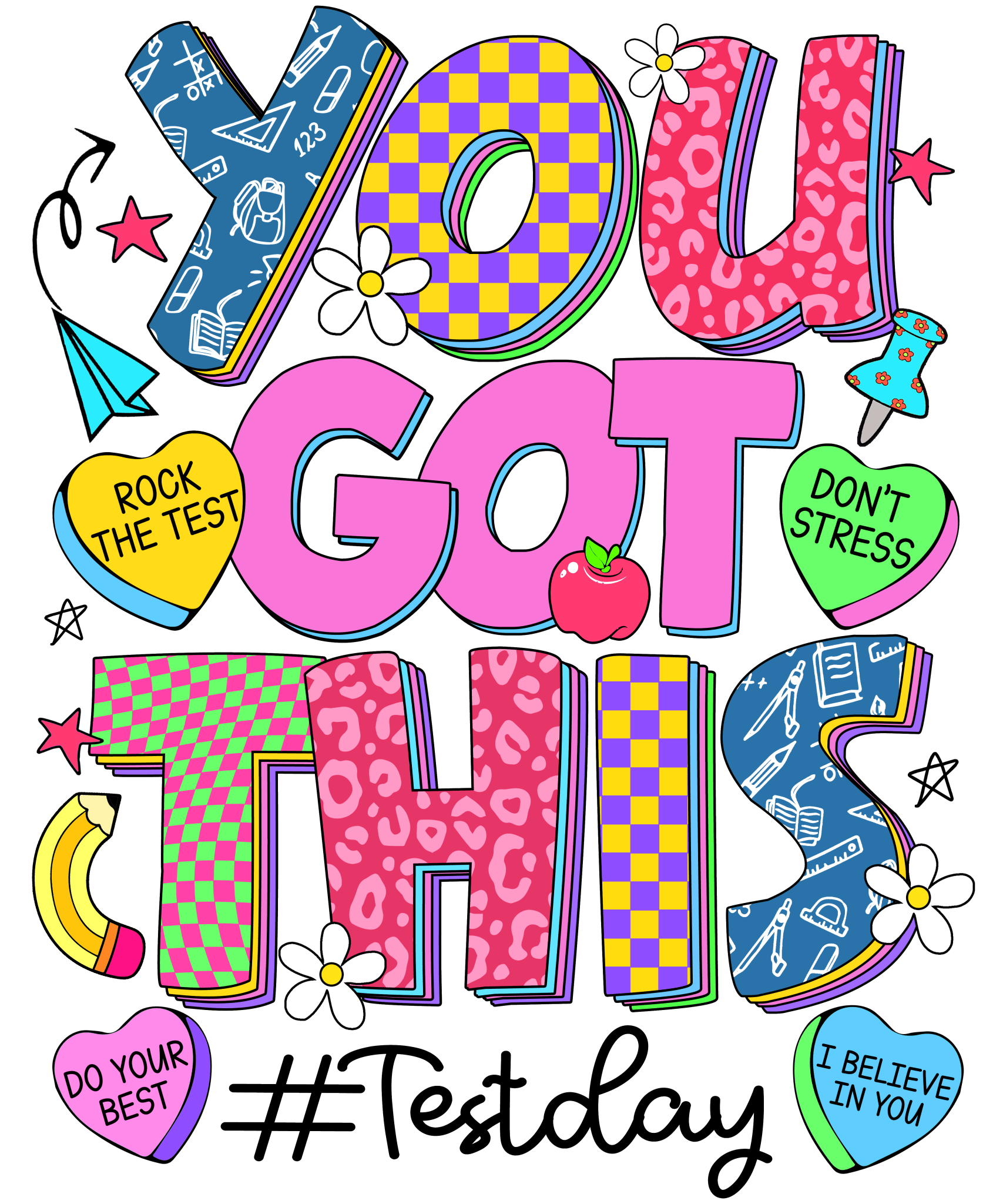 TD1 - You Got This DTF Transfer - My Vinyl Craft