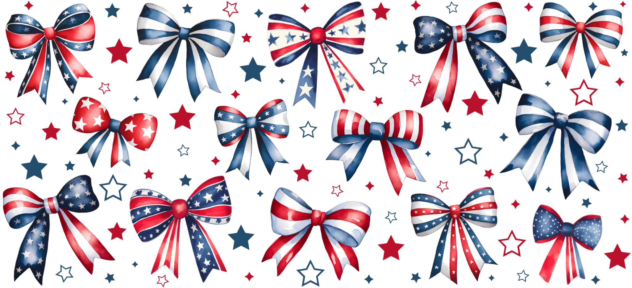 UV3 - American Bow UV DTF Cup Wrap - My Vinyl Craft
