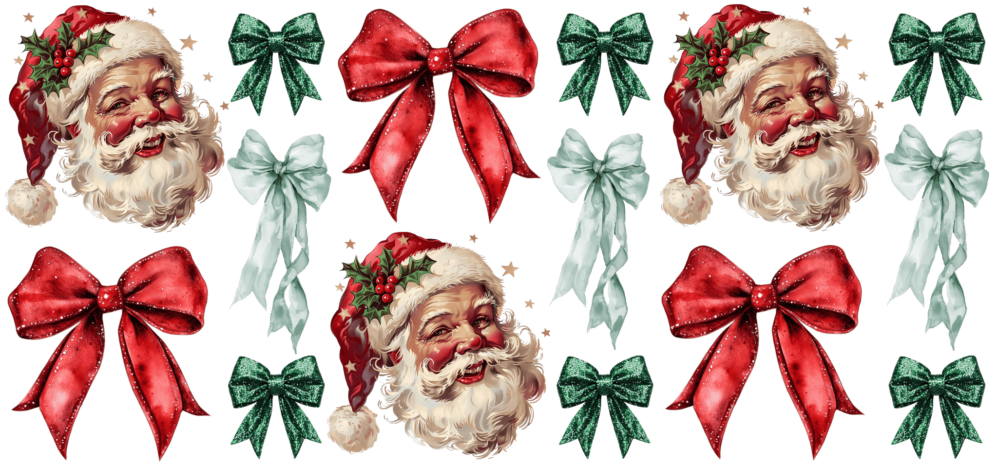 UV4 - Sexy Santa UV DTF Cup Wrap - My Vinyl Craft