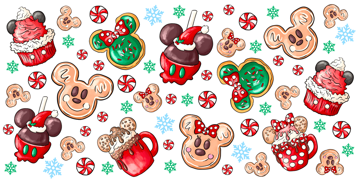 UV43 - Christmas Snacks UV DTF Cup Wrap - My Vinyl Craft