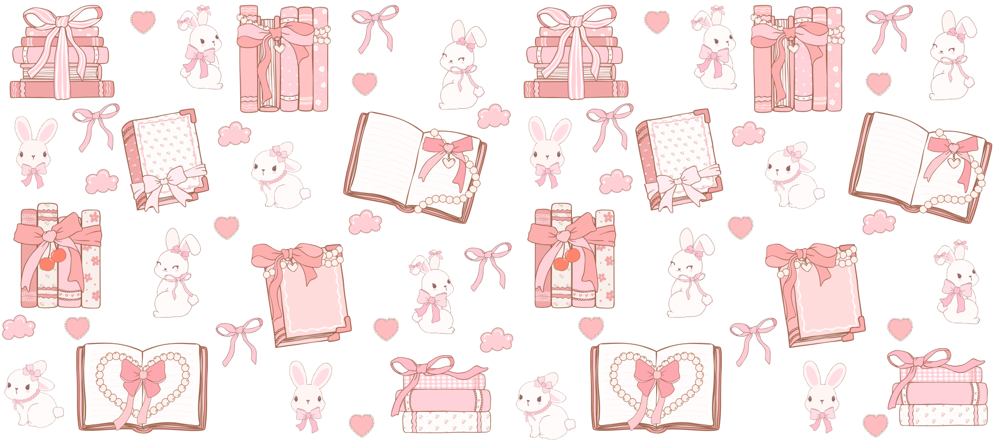 UV9 - Book Bunny UV DTF Cup Wrap - My Vinyl Craft