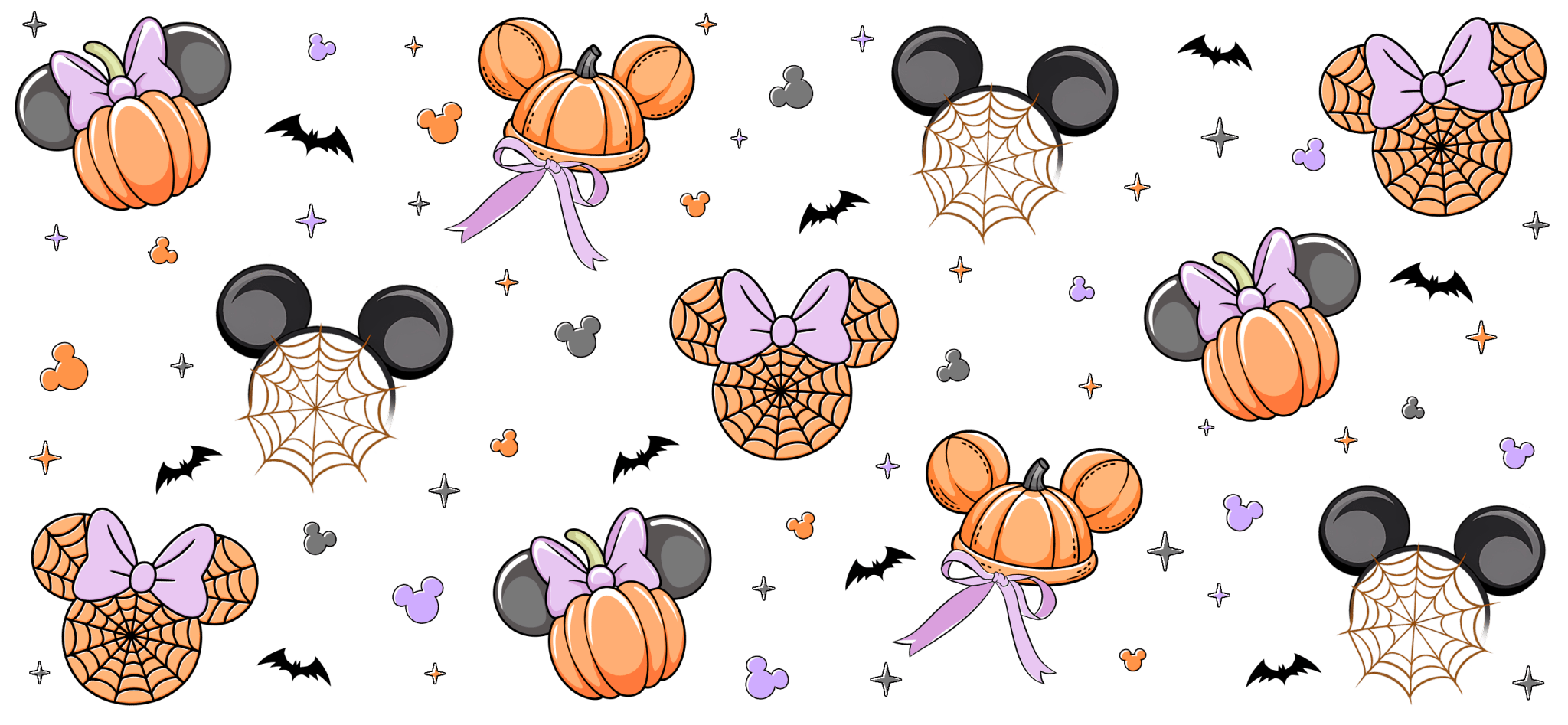 UV90 - Spooky Magic Pumpkins UV DTF Cup Wrap - My Vinyl Craft