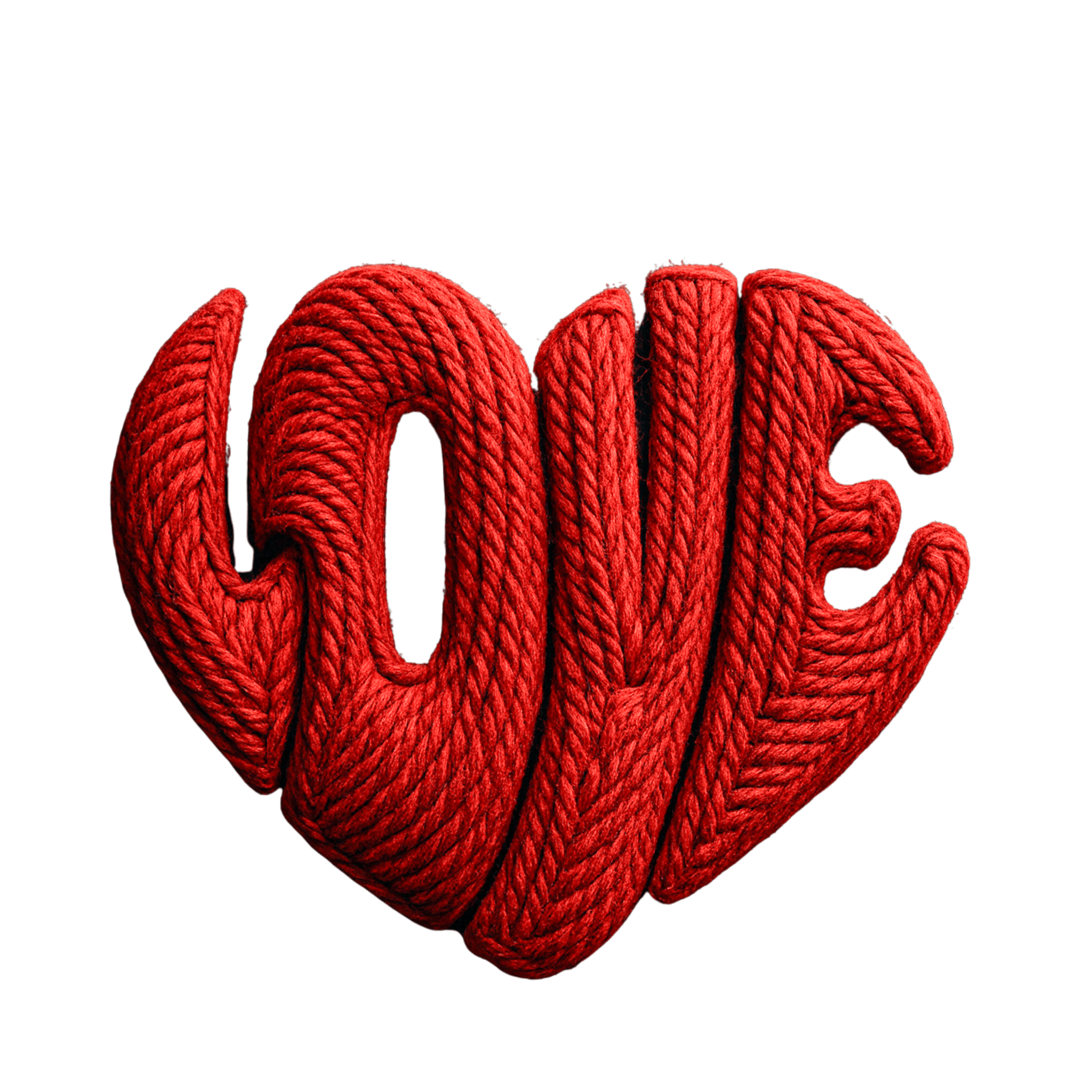 VA16 - Love Faux Heart DTF Transfer - My Vinyl Craft