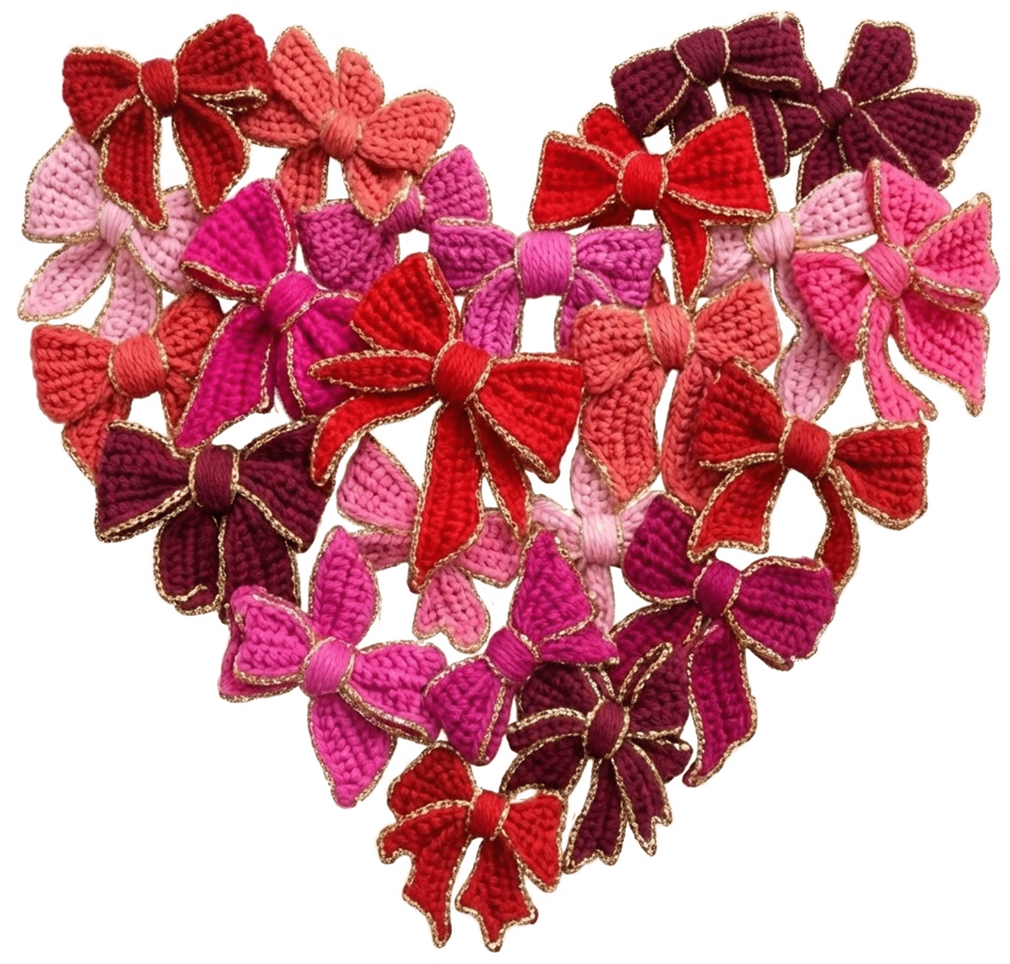 VA25 - Heart Faux Yarn DTF Transfer - My Vinyl Craft