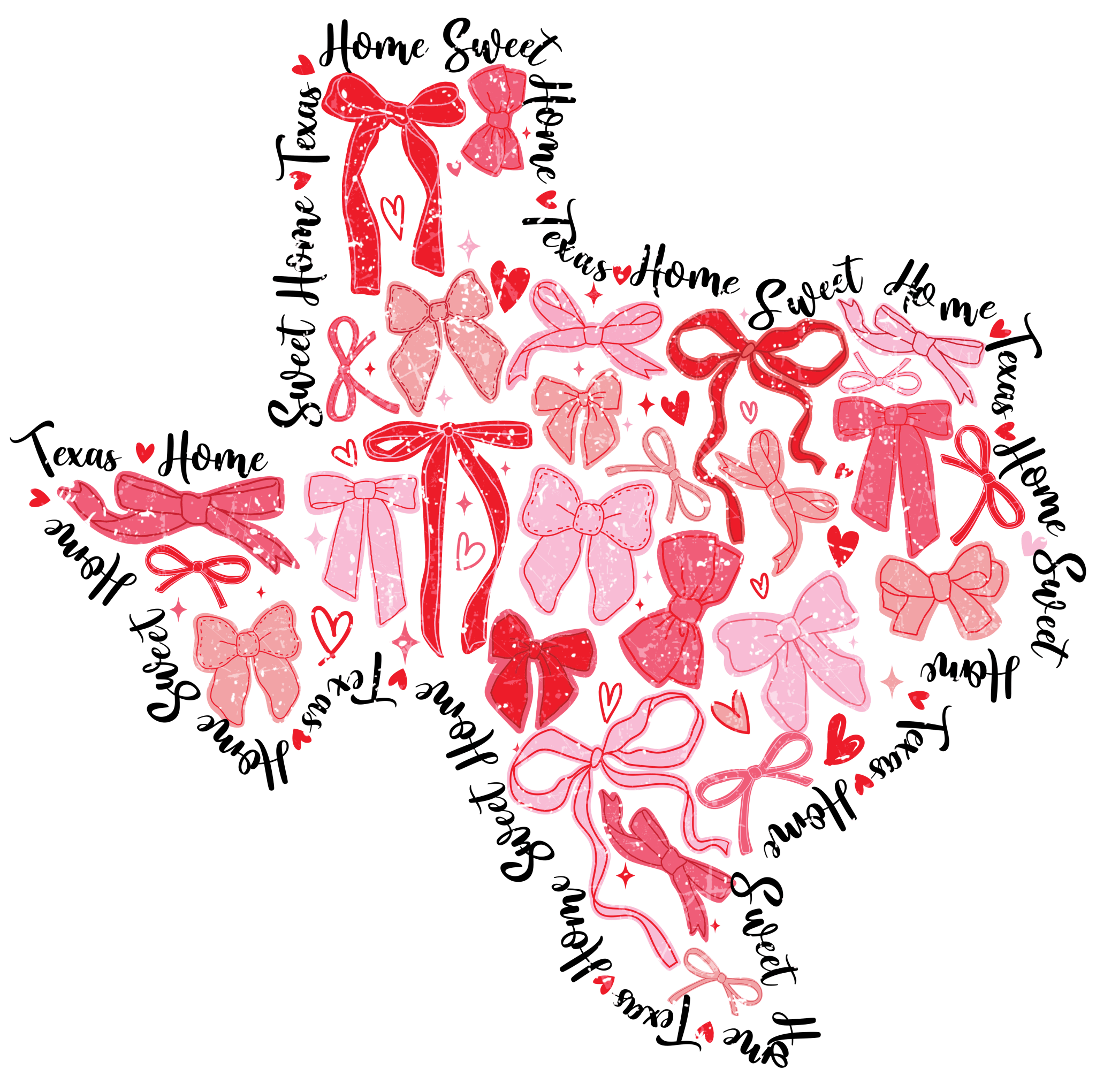 VA4 - Valentine Texas DTF Transfer - My Vinyl Craft