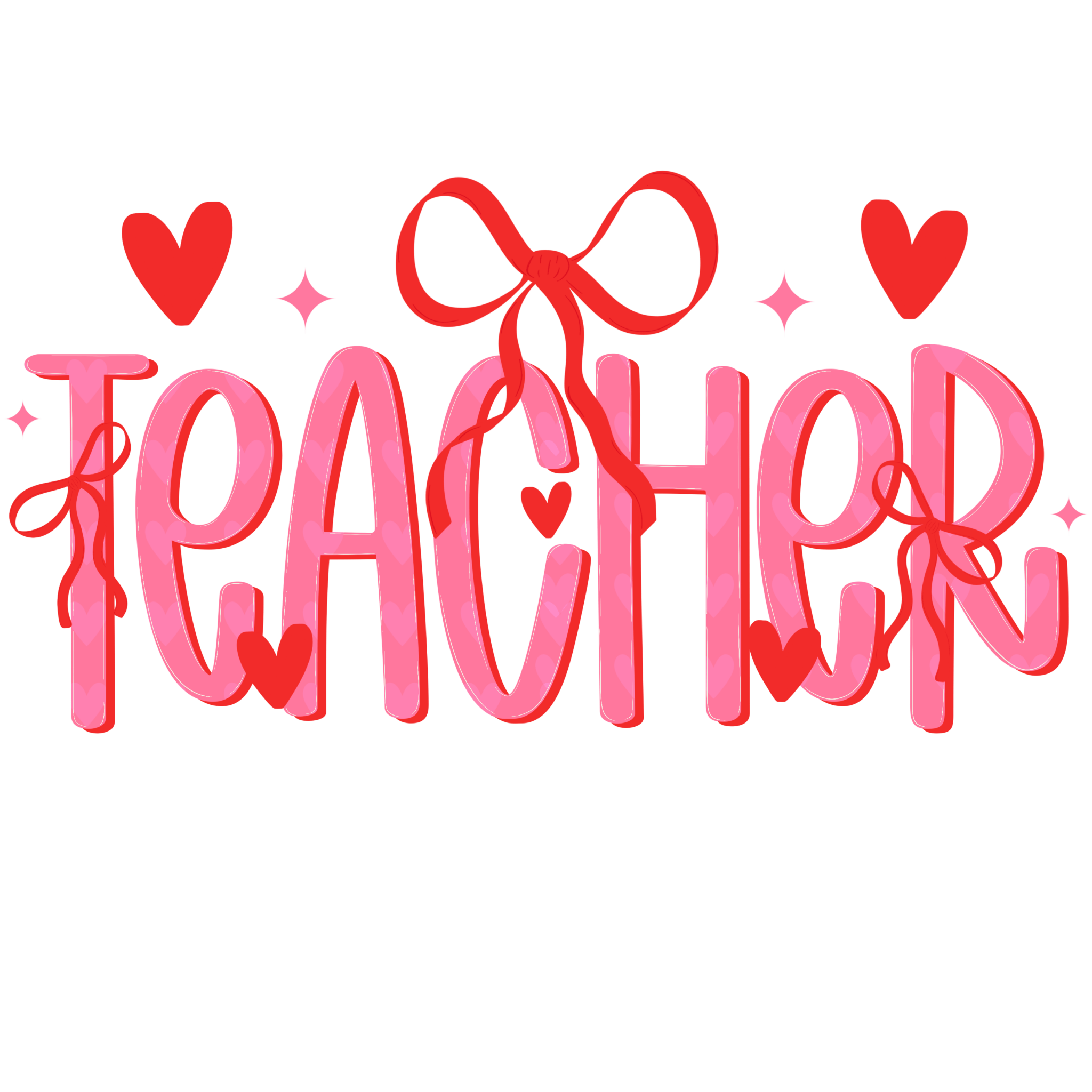 VA5 - Teacher Valentine DTF Transfer - My Vinyl Craft