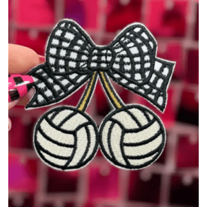 Volleyball Cherry Iron On Patch - My Vinyl Craft