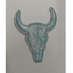 Western Skull Iron On Patch - My Vinyl Craft