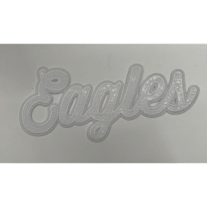 White Eagle Iron On Patch - My Vinyl Craft