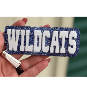 Wildcats Acrylic Keychain - My Vinyl Craft