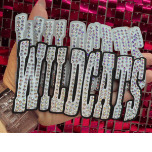 Wildcats Oversize Hat Rhinestone Transfer - My Vinyl Craft
