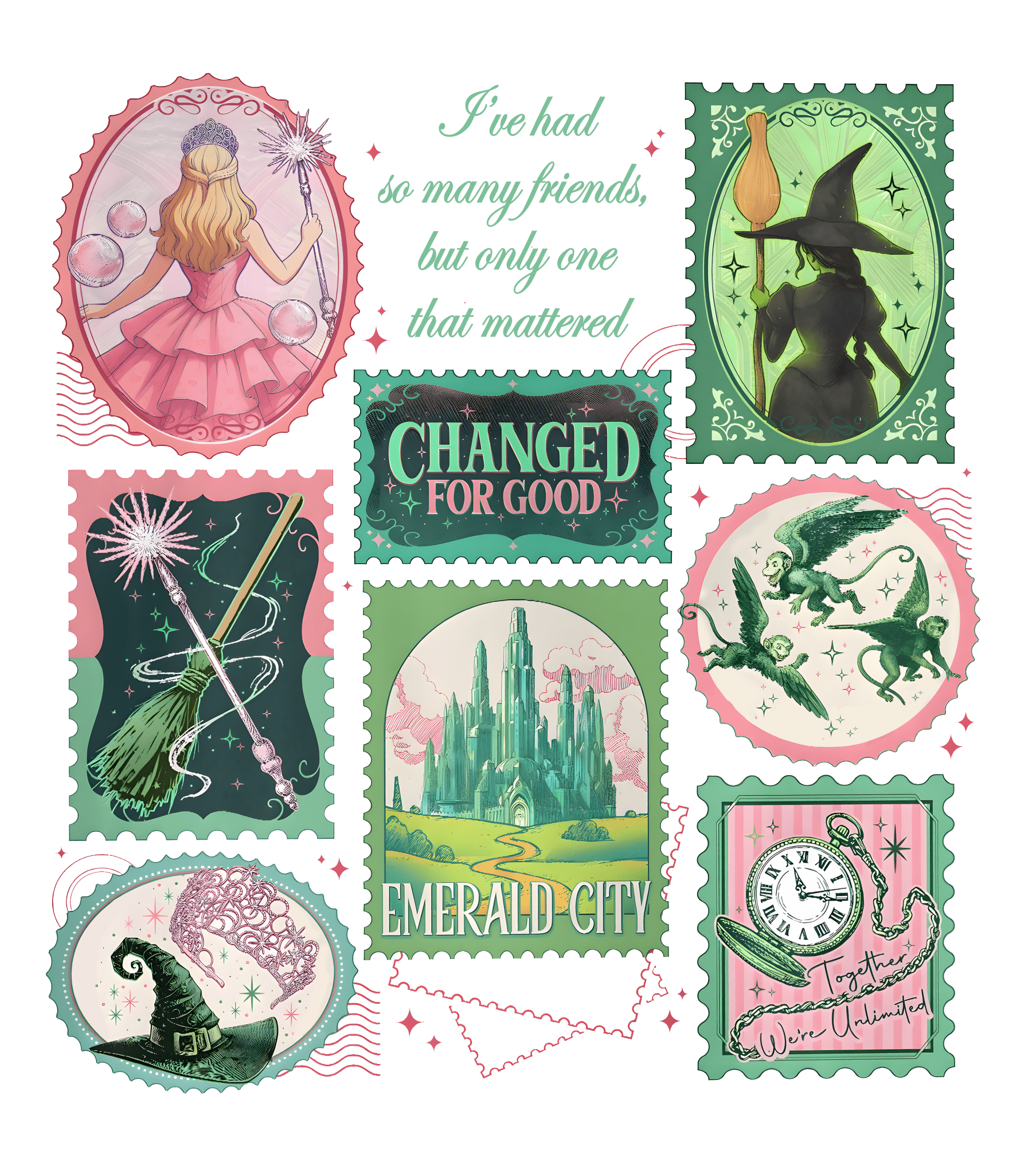 WK4 - Wicked Stamps DTF Transfer - My Vinyl Craft