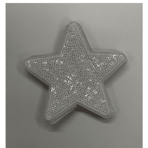 X - Small Stars Iron On Patch - My Vinyl Craft