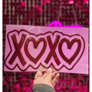 XOXO Puff Transfer HTV ** PRE - ORDER** - My Vinyl Craft