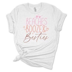 Beaches Booze & Besties DTF Transfer - My Vinyl Craft