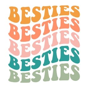 Besties DTF Transfer - My Vinyl Craft