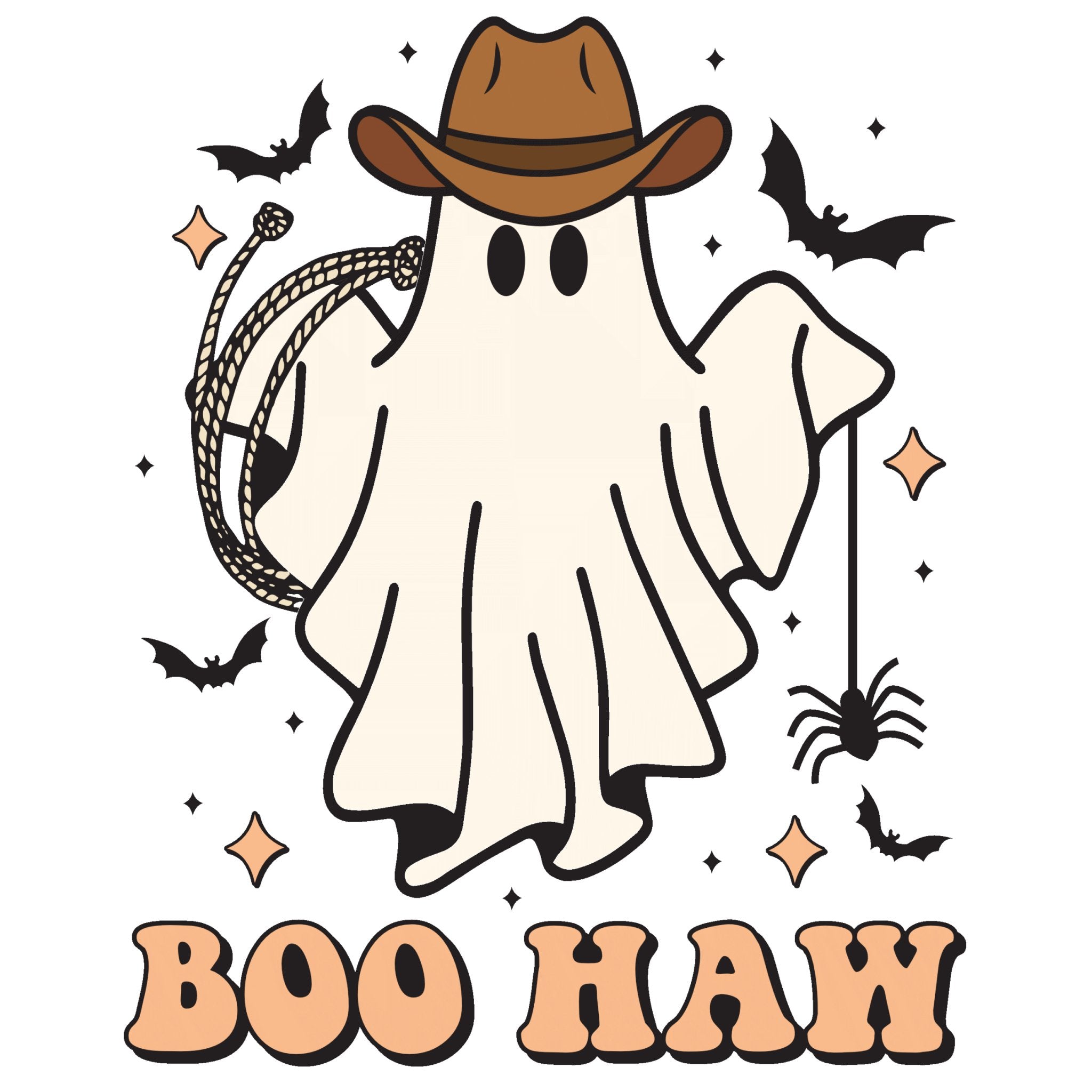 Boo Haw DTF Transfer - My Vinyl Craft