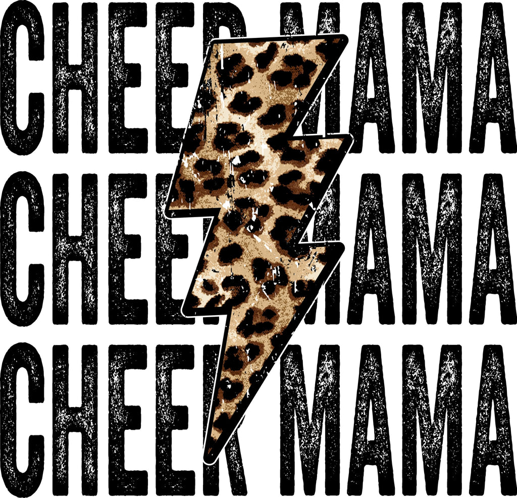 Cheer Mama Leopard DTF Transfer - My Vinyl Craft