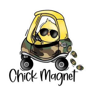 Chick Magnet DTF Transfer - My Vinyl Craft
