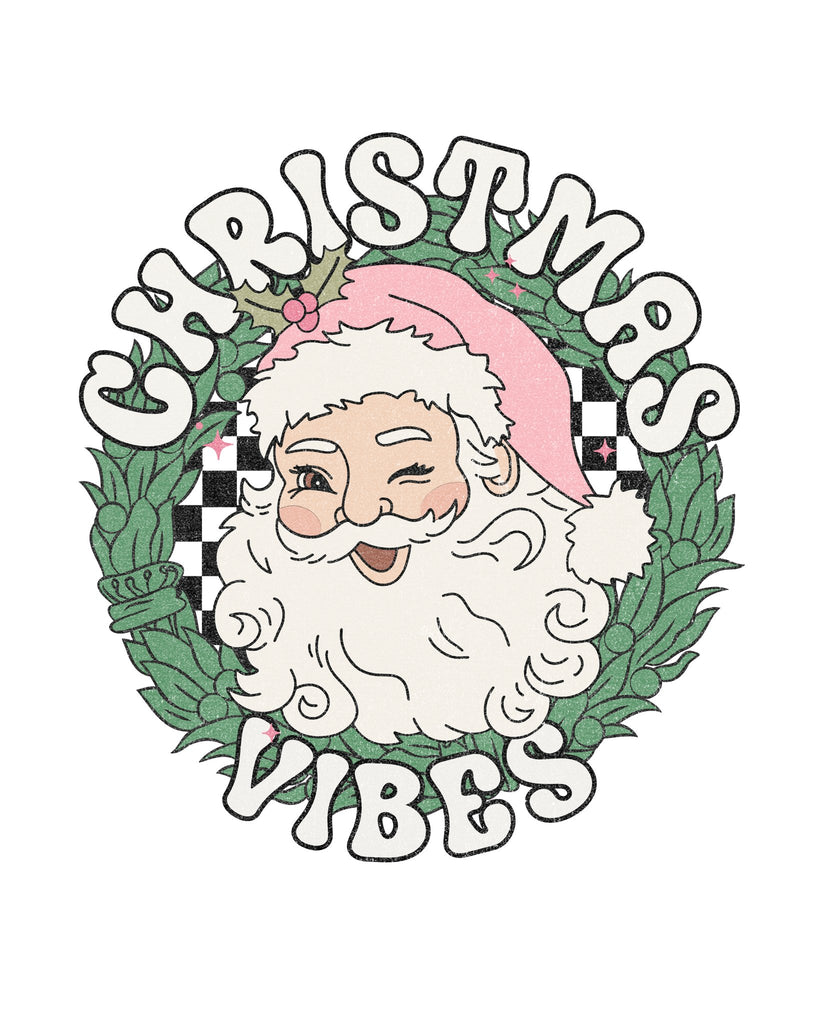 Christmas Vibes DTF Transfer - My Vinyl Craft