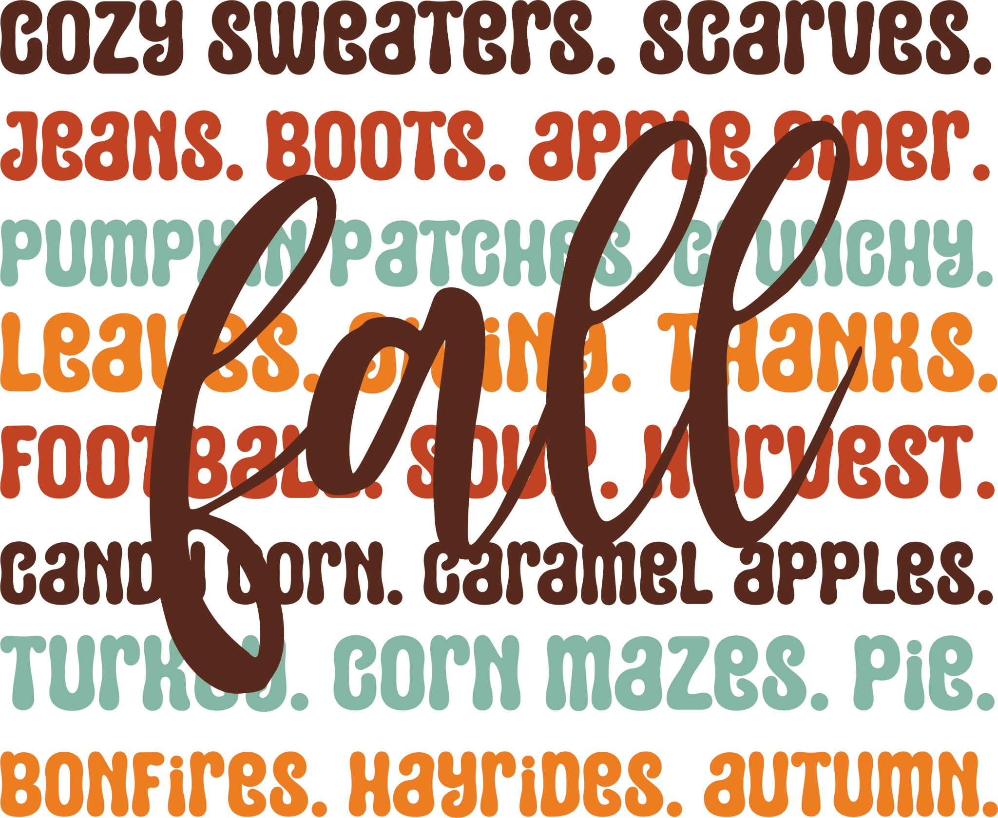 Fall DTF Transfers – My Vinyl Craft