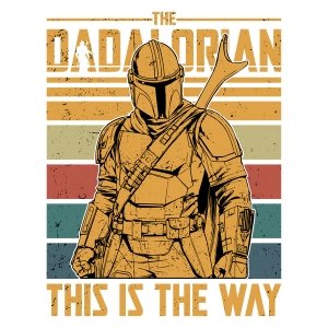 Dadalorian DTF Transfer - My Vinyl Craft