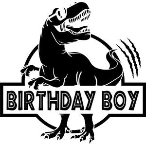 Dino Birthday DTF Transfer - My Vinyl Craft