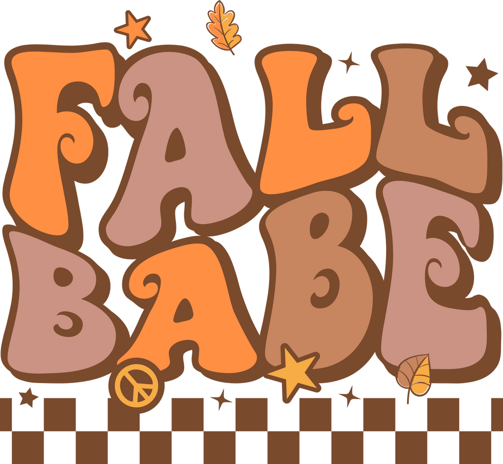 Fall Babe DTF Transfer - My Vinyl Craft