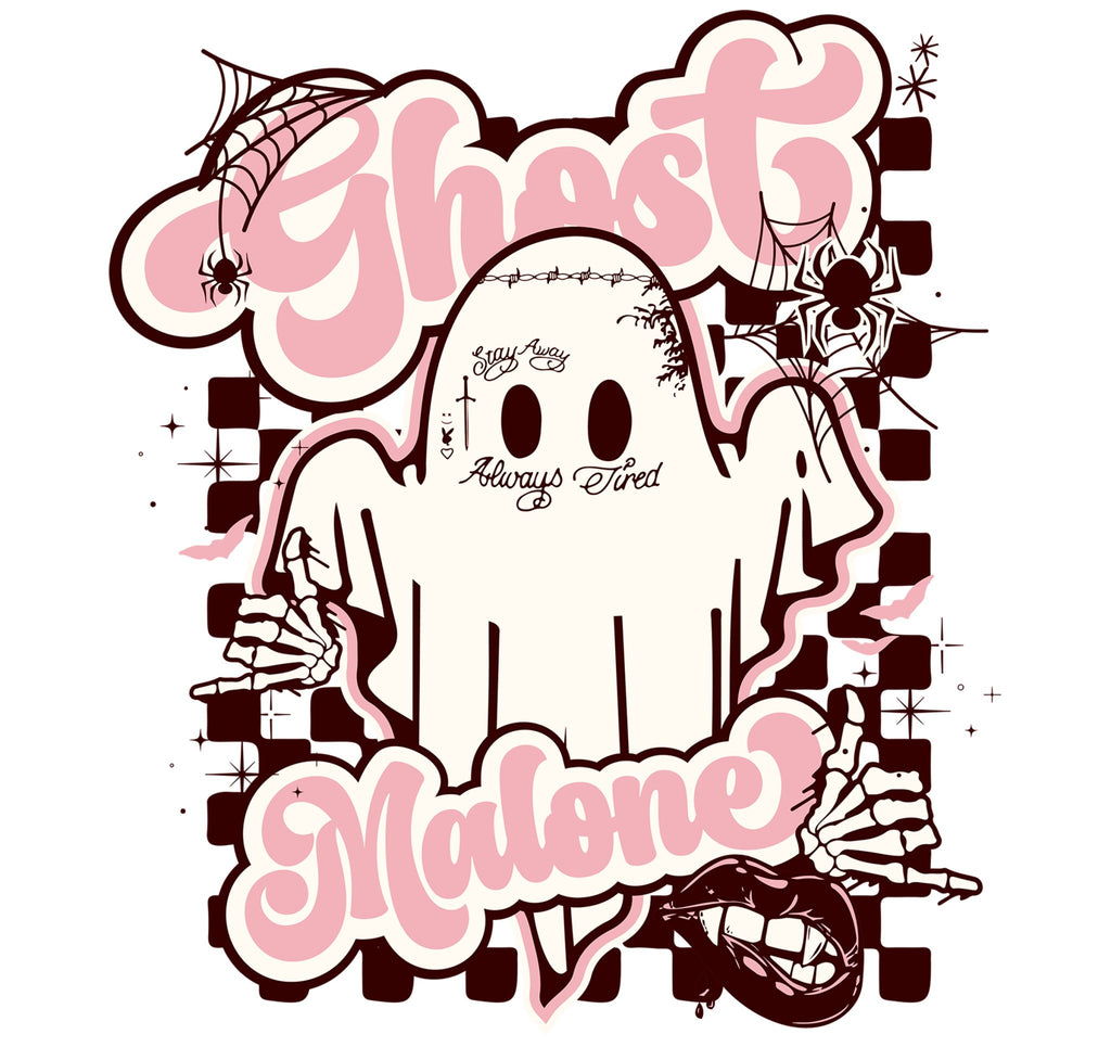 Ghost Malone DTF Transfer Set - My Vinyl Craft