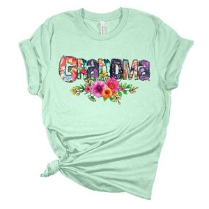 Grandma Bold Flower DTF Transfer - My Vinyl Craft