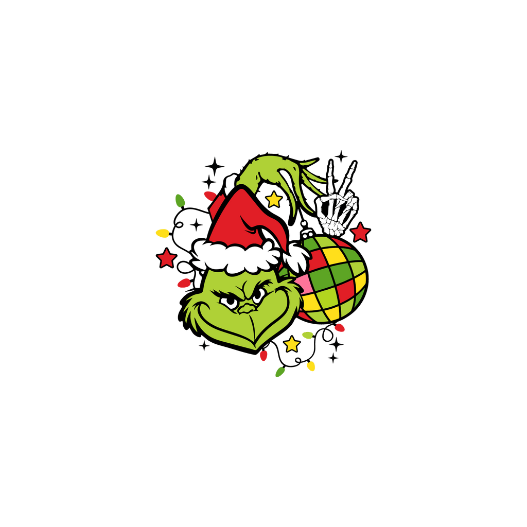 Grinch Disco DTF Transfer Set - My Vinyl Craft