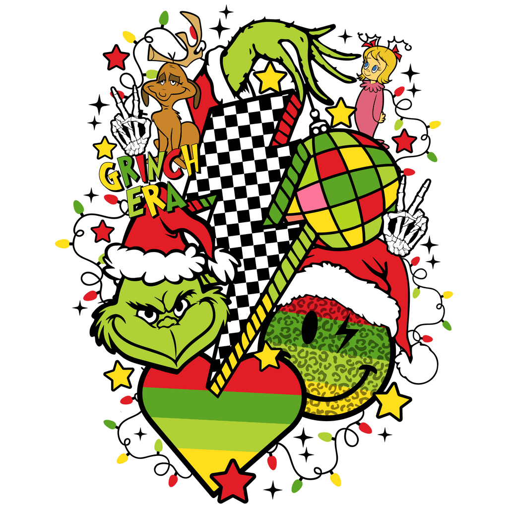 Grinch Disco DTF Transfer Set - My Vinyl Craft