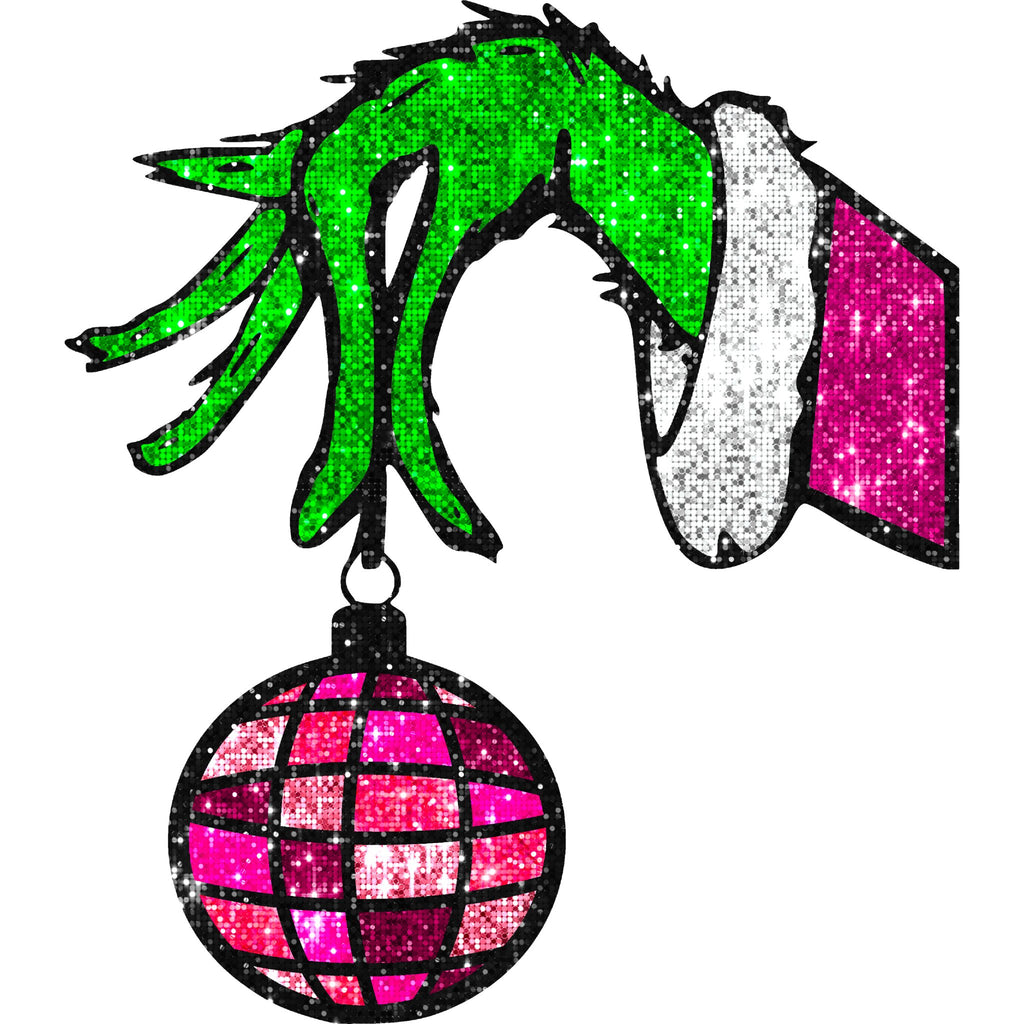 Grinch Hand DTF Transfer - My Vinyl Craft