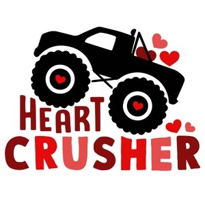 Heart Crusher DTF Transfer - My Vinyl Craft