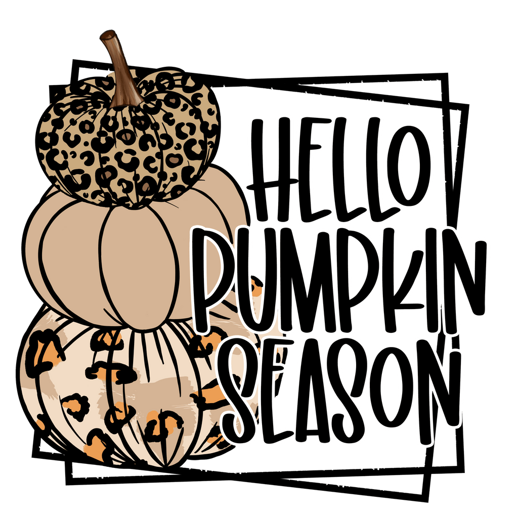 Hello Pumpkin DTF Transfer - My Vinyl Craft