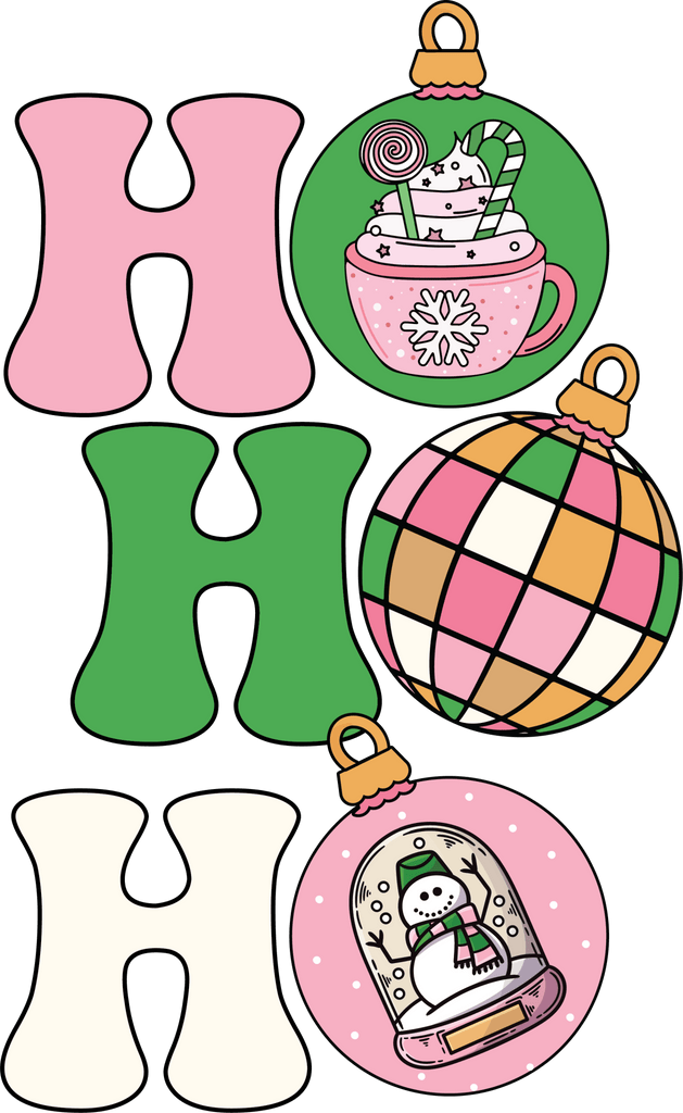 HO HO HO Pink - My Vinyl Craft
