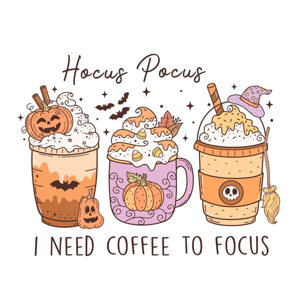 Hocus Pocus Coffee DTF Transfer - My Vinyl Craft