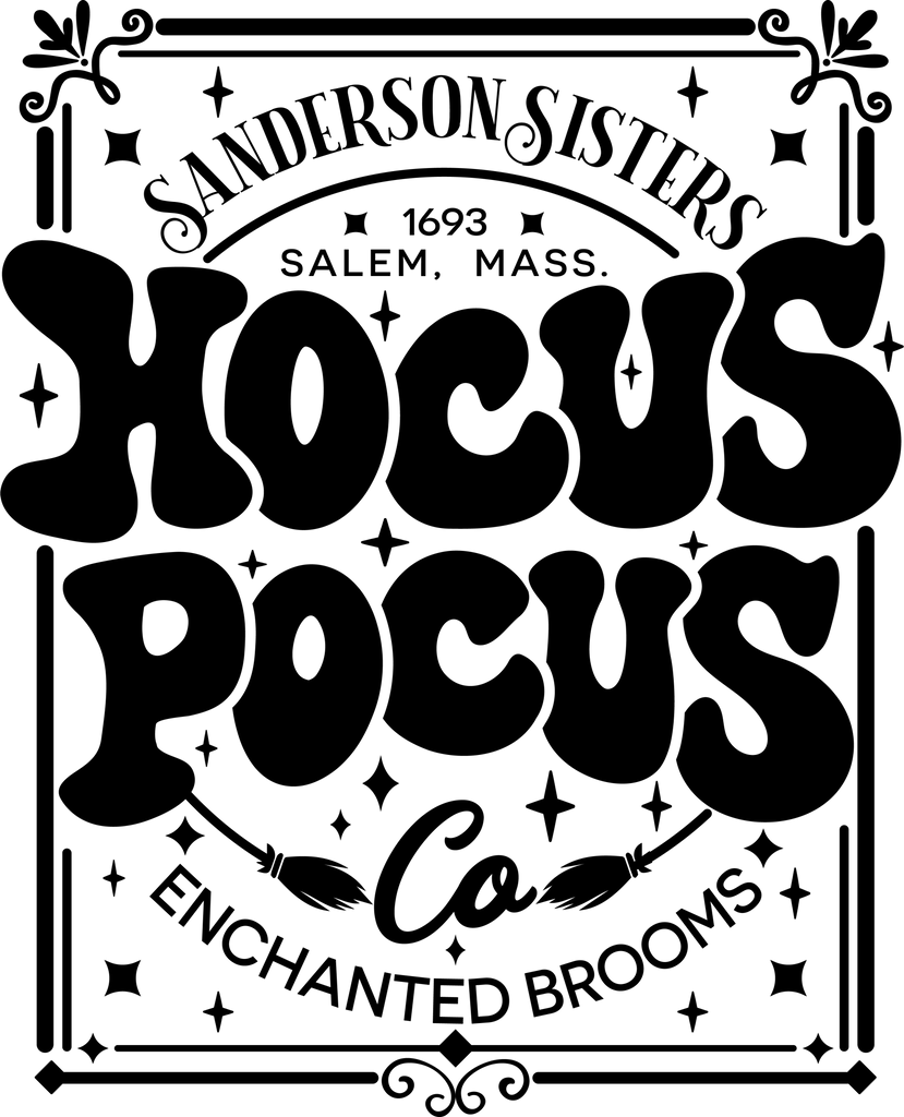 Hocus Pocus DTF Transfer - My Vinyl Craft