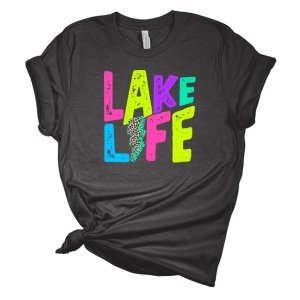 Lake Life Neon DTF Transfer - My Vinyl Craft