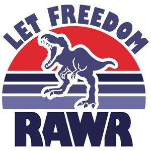 Let Freedom Rawr DTF Transfer - My Vinyl Craft